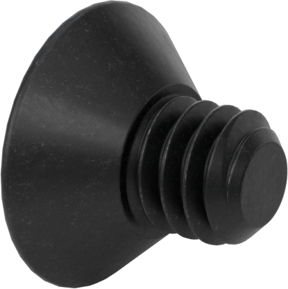 Dişli Kilitlemeli Altıgen Tahrikli Düz Başlı Vidalar, Alaşımlı Çelik, 8-32 Diş Boyutu, 1/4" Uzunluk
