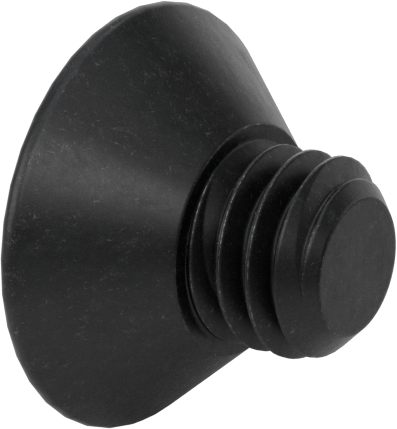 Dişli Kilitlemeli Altıgen Tahrikli Düz Başlı Vidalar, Alaşımlı Çelik, 10-32 Diş Boyutu, 1/4" Uzunluk