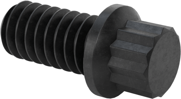 Çelik 12 Uçlu Vida, 1/4"-20 Diş Boyutu, 1/2" Uzunluk