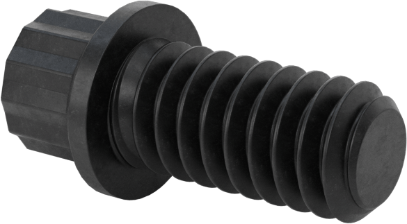 Çelik 12 Uçlu Vida, 1/4"-20 Diş Boyutu, 1/2" Uzunluk