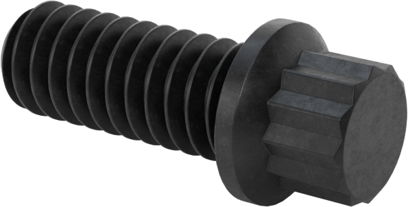Çelik 12 Uçlu Vida, 1/4"-20 Diş Boyutu, 5/8" Uzunluk