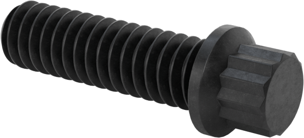 Çelik 12 Uçlu Vida, 1/4"-20 Diş Boyutu, 7/8" Uzunluk