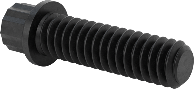 Çelik 12 Uçlu Vida, 1/4"-20 Diş Boyutu, 7/8" Uzunluk