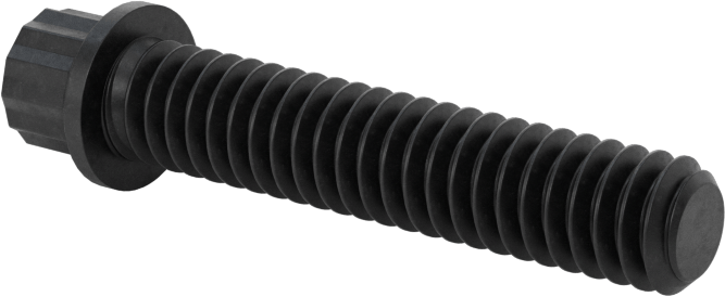 Çelik 12 Uçlu Vida, 1/4"-20 Diş Boyutu, 1-1/4" Uzunluk