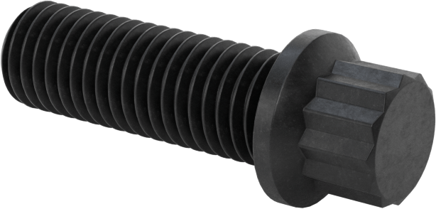 Çelik 12 Uçlu Vida, 1/4"-28 Diş Boyutu, 3/4" Uzunluk