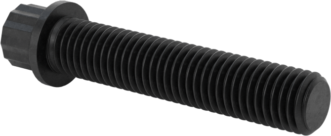 Çelik 12 Uçlu Vida, 1/4"-28 Diş Boyutu, 1-1/4" Uzunluk