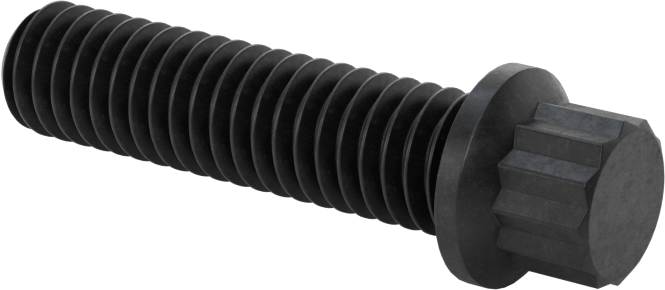 Çelik 12 Uçlu Vida, 5/16"-18 Diş Boyutu, 1-1/4" Uzunluk