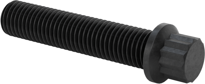 Çelik 12 Uçlu Vida, 5/16"-24 Diş Boyutu, 1-1/2" Uzunluk