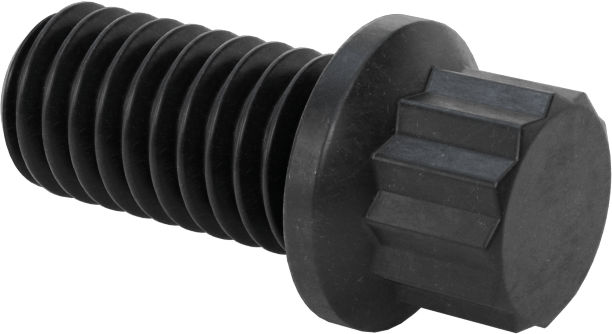 Çelik 12 Uçlu Vida, 3/8"-16 Diş Boyutu, 3/4" Uzunluk