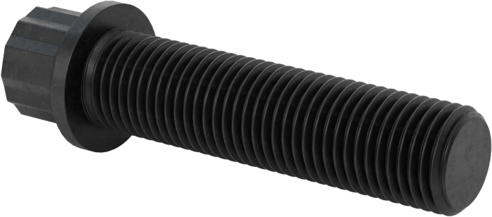 Çelik 12 Uçlu Vida, 3/8"-24 Diş Boyutu, 1-1/2" Uzunluk
