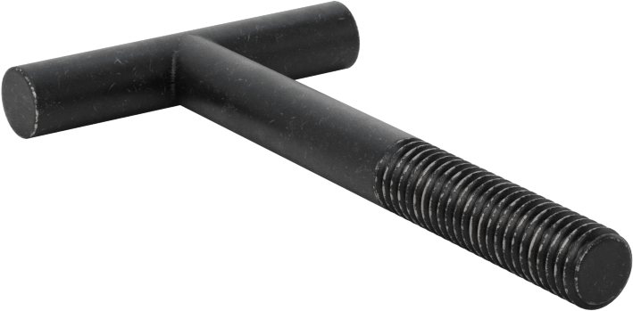 T-Cıvata, Çelik, 3/8"-16 Diş Boyutu, 3-11/16" Uzunluk