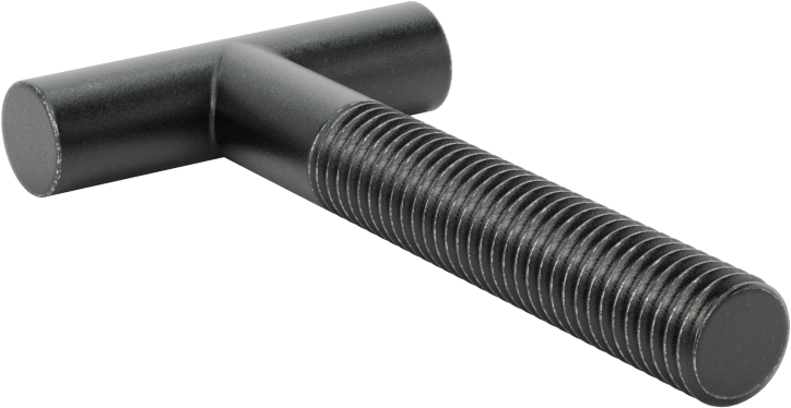 T-Cıvata, Çelik, 1/2"-13 Diş Boyutu, 3-3/4" Uzunluk