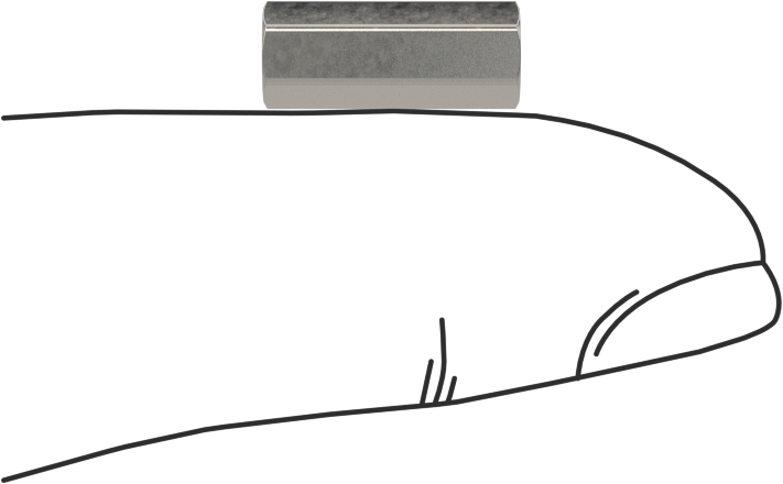 Mil. Spec. Dişi Dişli Altıgen Ayırıcı, 3/16" Altıgen Boyut, 1/2" Uzunluk