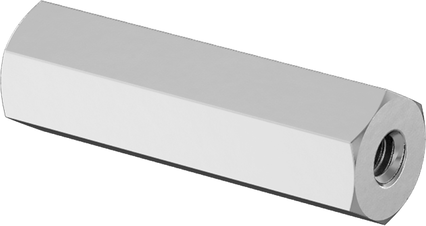 Mil. Spec. Dişi Dişli Altıgen Ayırıcı, 1/4" Altıgen Boyutu, 7/8" Uzunluk
