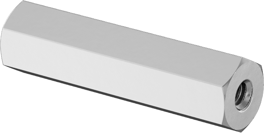 Mil. Spec. Dişi Dişli Altıgen Ayırıcı, 1/4" Altıgen Boyutu, 1" Uzunluk