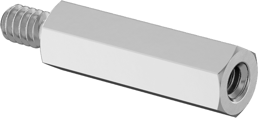 Mil. Spec. Erkek-Dişi Dişli Altıgen Ara Parça, 3/16" Altıgen, 5/8" Uzunluk