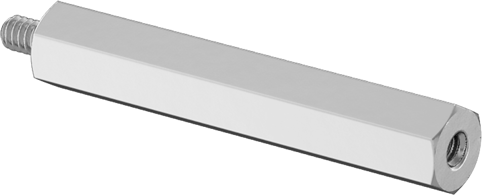 Mil. Spec. Erkek-Dişi Dişli Altıgen Ara Parça, 1/4" Altıgen, 1-1/2" Uzunluk