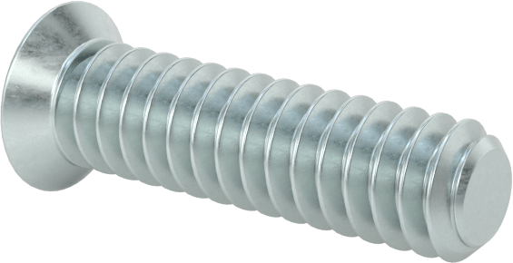 JIS Çinko Kaplı Çelik Düz Başlı Vidalar, M1,6 x 0,35 mm Diş Boyutu, 6 mm Uzunluk