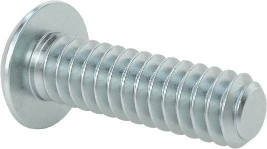 Çinko Kaplı Düğme Başlı Altıgen Soketli Vida, Alaşımlı Çelik, 4-40 Diş Boyutu, 3/8" Uzunluk