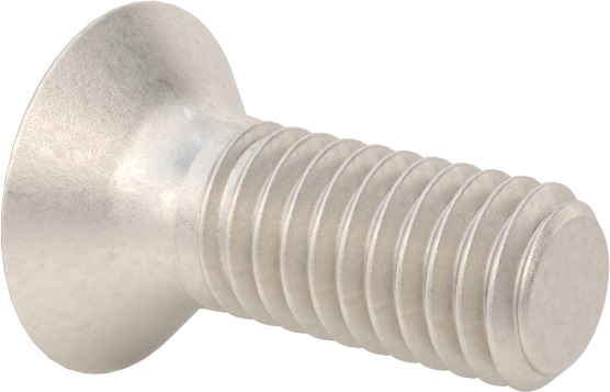 Titanyum Phillips Düz Başlı Vidalar, M3 x 0,5 mm Diş Boyutu, 8 mm Uzunluk