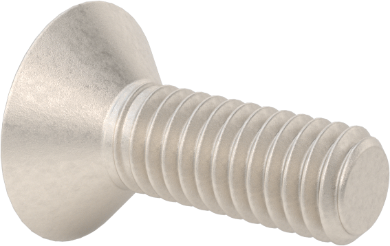 Titanyum Phillips Düz Başlı Vidalar, M4 x 0,7 mm Diş Boyutu, 12 mm Uzunluk