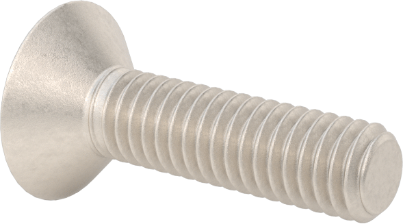 Titanyum Phillips Düz Başlı Vidalar, M4 x 0,7 mm Diş Boyutu, 16 mm Uzunluk
