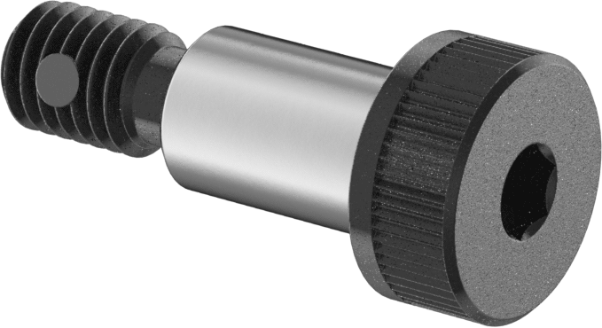 Alaşımlı Çelik Diş Kilitli Omuz Vidası, 10 mm Omuz Çapı, 16 mm Omuz Uzunluğu, M8 x 1,25 mm Diş