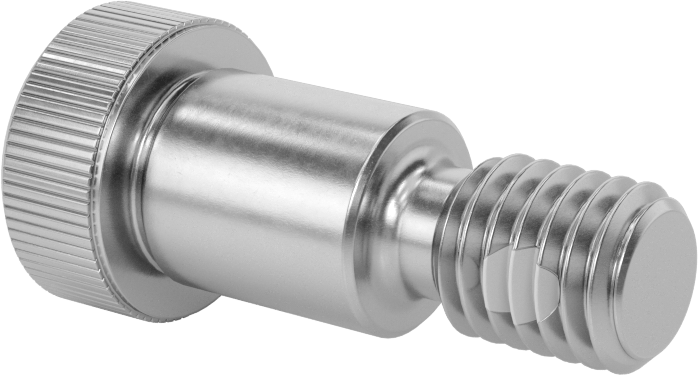 18-8 Paslanmaz Çelik Diş Kilitlemeli Omuzlu Vida, 5/8" Omuz Çapı, 3/4" Omuz Uzunluğu, 1/2"-13 Diş