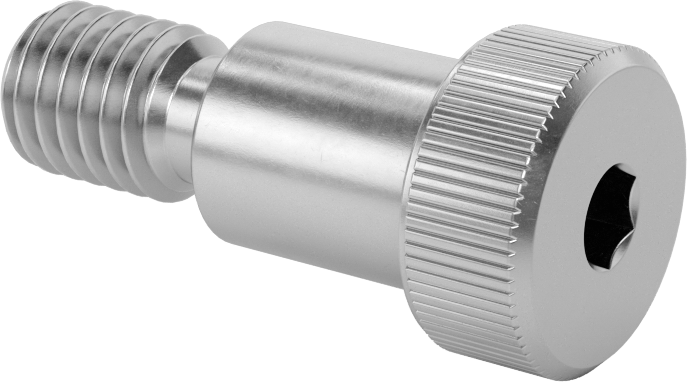 18-8 Paslanmaz Çelik Diş Kilitlemeli Omuzlu Vida, 5/8" Omuz Çapı, 3/4" Omuz Uzunluğu, 1/2"-13 Diş