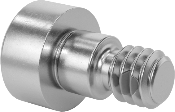 18-8 Paslanmaz Çelik Diş Kilitlemeli Omuzlu Vida, 3/16" Omuz Çapı, 1/8" Omuz Uzunluğu, 8-32 Diş