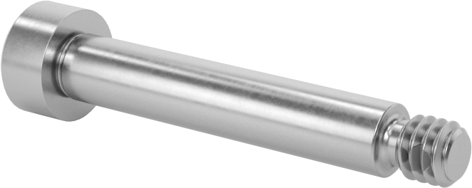 18-8 Paslanmaz Çelik Diş Kilitlemeli Omuzlu Vida, 3/16" Omuz Çapı, 1" Omuz Uzunluğu, 8-32 Diş