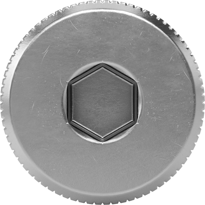 18-8 Paslanmaz Çelik Diş Kilitlemeli Omuzlu Vida, 1/4" Omuz Çapı, 1/8" Omuz Uzunluğu, 10-24 Diş