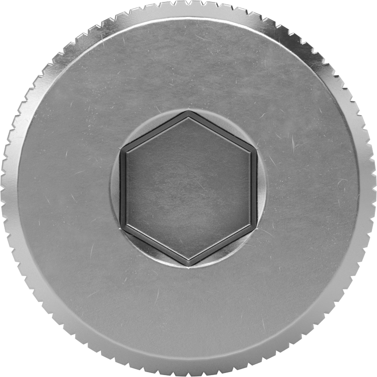 18-8 Paslanmaz Çelik Diş Kilitlemeli Omuzlu Vida, 5/8" Omuz Çapı, 5/8" Omuz Uzunluğu, 1/2"-13 Diş