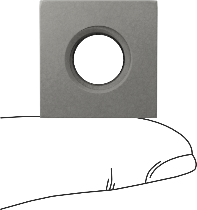 Fiberglas Kare Somun, 1/2"-13 Diş Boyutu