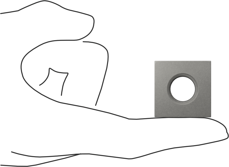 Fiberglas Kare Somun, 5/8"-11 Diş Boyutu