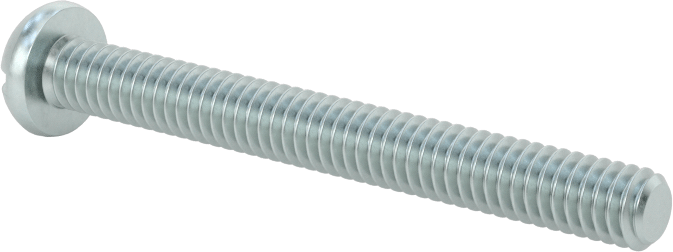 Dekoratif Kombinasyonlu Phillips/Düz Başlı Vidalar, Yuvarlak Baş, 8-32 Diş, 1-1/2" Uzunluk