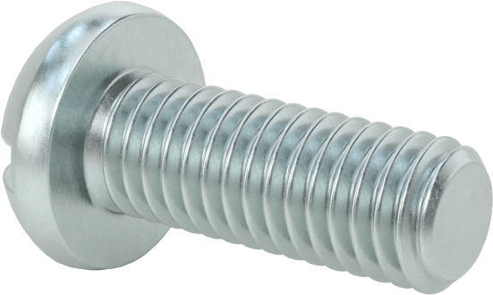 Dekoratif Kombinasyonlu Phillips/Düz Başlı Vidalar, Yuvarlak Baş, 10-32 Diş, 1/2" Uzunluk