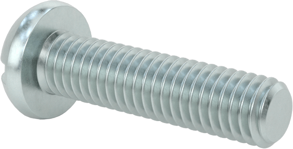 Dekoratif Kombinasyonlu Phillips/Düz Başlı Vidalar, Yuvarlak Baş, 10-32 Diş, 3/4" Uzunluk
