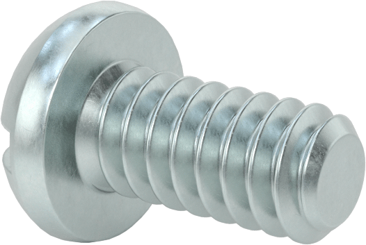 Dekoratif Kombinasyonlu Phillips/Düz Başlı Vidalar, Yuvarlak Baş, 10-24 Diş, 3/8" Uzunluk