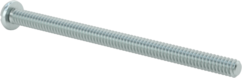 Dekoratif Kombinasyonlu Phillips/Düz Başlı Vidalar, Yuvarlak Baş, 10-24 Diş, 3" Uzunluk