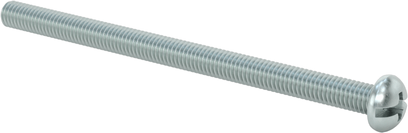 Dekoratif Kombinasyonlu Phillips/Düz Başlı Vidalar, Yuvarlak Baş, 10-32 Diş, 3" Uzunluk