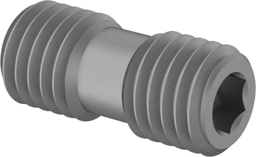 Karbür Uç Tutucular için Ayar Vidası, Kelepçe Tipi, 1/4"-32 Diş, 0,564" Uzunluk
