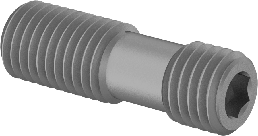 Karbür Uç Tutucular için Ayar Vidası, Kelepçe Tipi, 5/16"-24 Diş, 1" Uzunluk