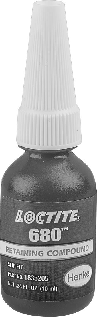 Sabitleme Bileşiği, Yağlı Gevşek Parçalar için, Loctite® 680, 0.34 FL oz