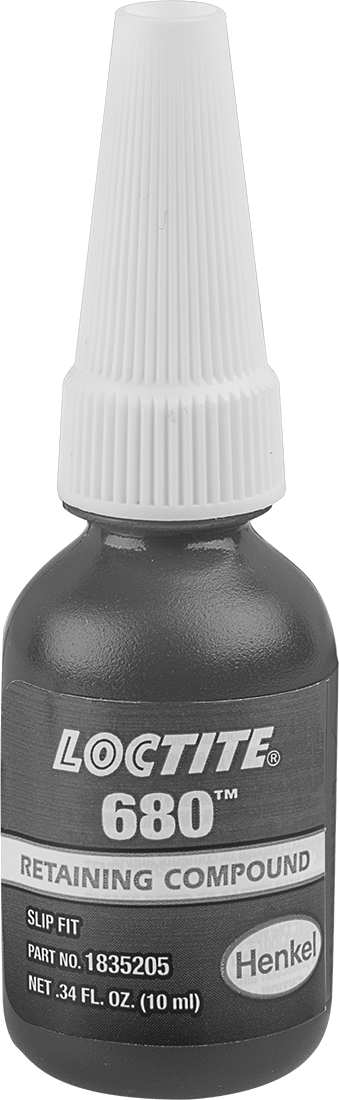 Sabitleme Bileşiği, Yağlı Gevşek Parçalar için, Loctite® 680, 0.34 FL oz