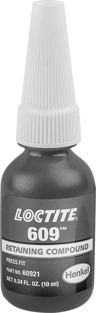Sabitleme Bileşiği, Sıkı Oturan Parçalar için, Loctite® 609, 0.34 FL. oz