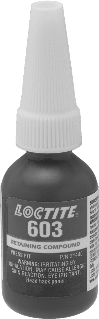 Sabitleme Bileşiği, Yağlı Sıkı Geçen Parçalar için, Loctite® 603, 0.34 FL oz