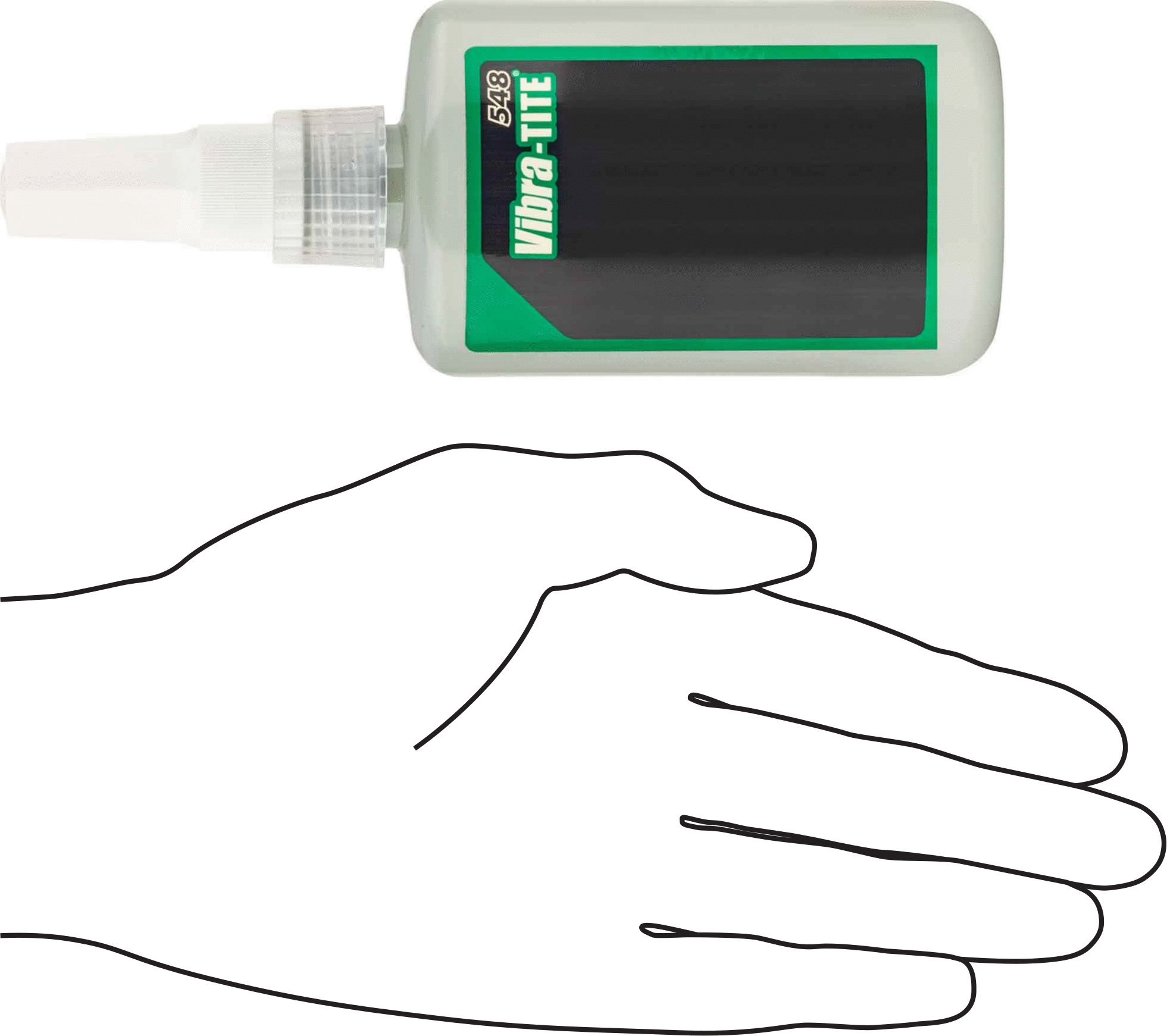 Sabitleme Bileşiği, Yağlı Sıkı Geçen Parçalar için, Vibra-Tite 548, 1.69 FL oz