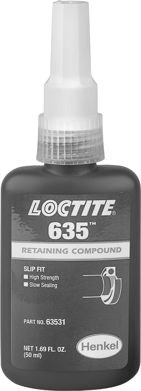 Sabitleme Bileşiği, Sıkı Oturan Parçalar için, Loctite® 635, 1.69 FL. oz