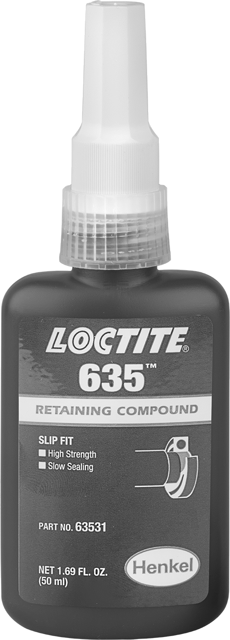 Sabitleme Bileşiği, Sıkı Oturan Parçalar için, Loctite® 635, 1.69 FL. oz